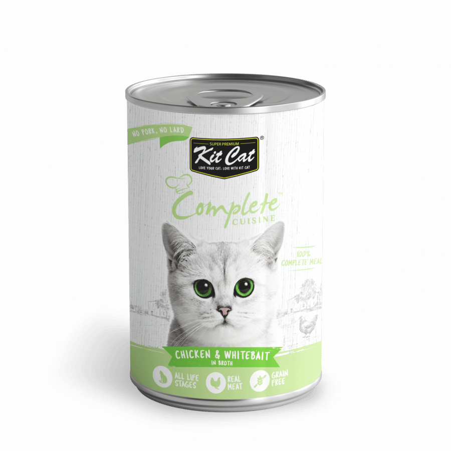 مكافآت قطط معلبات الدجاج والتونة Kit cat Cuisine - متجر قطتي الجميلة