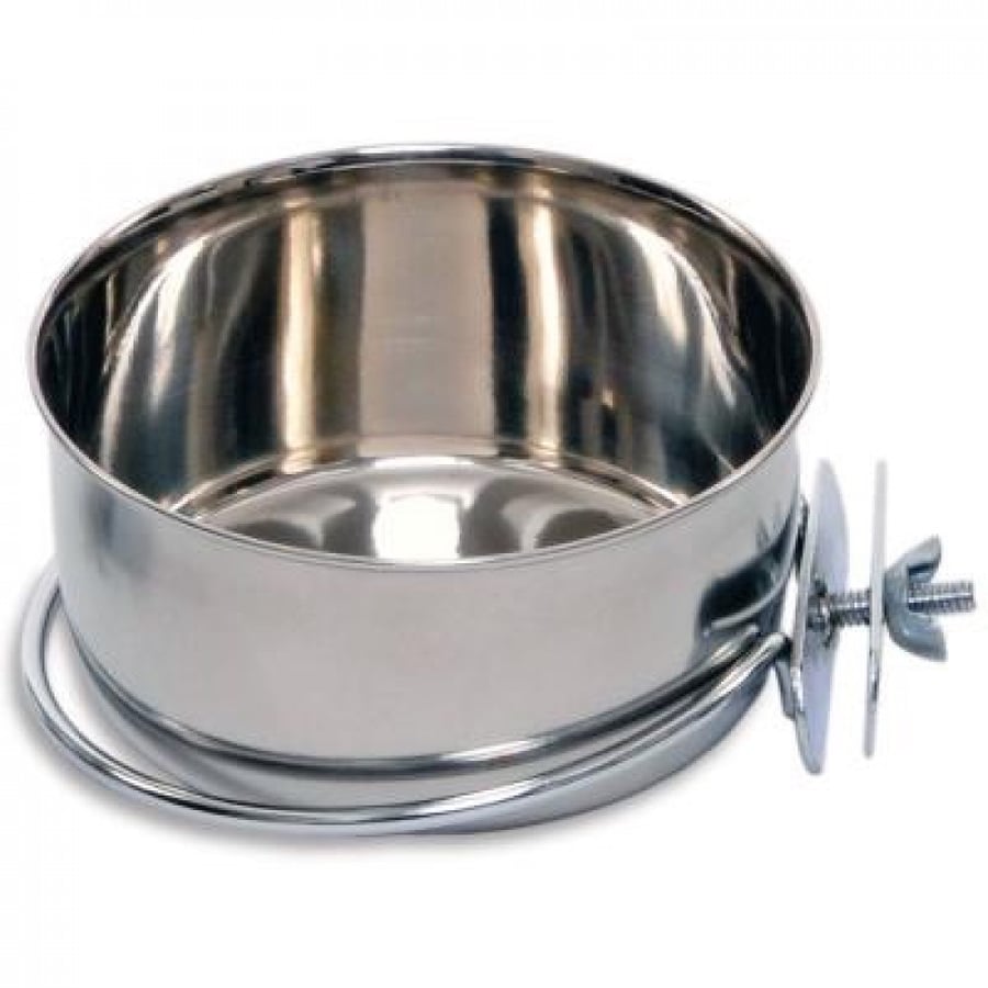 بريفيو بيت وعاء ستانليس صحن اكل ببغاء Prevue Pet Stainless Steel