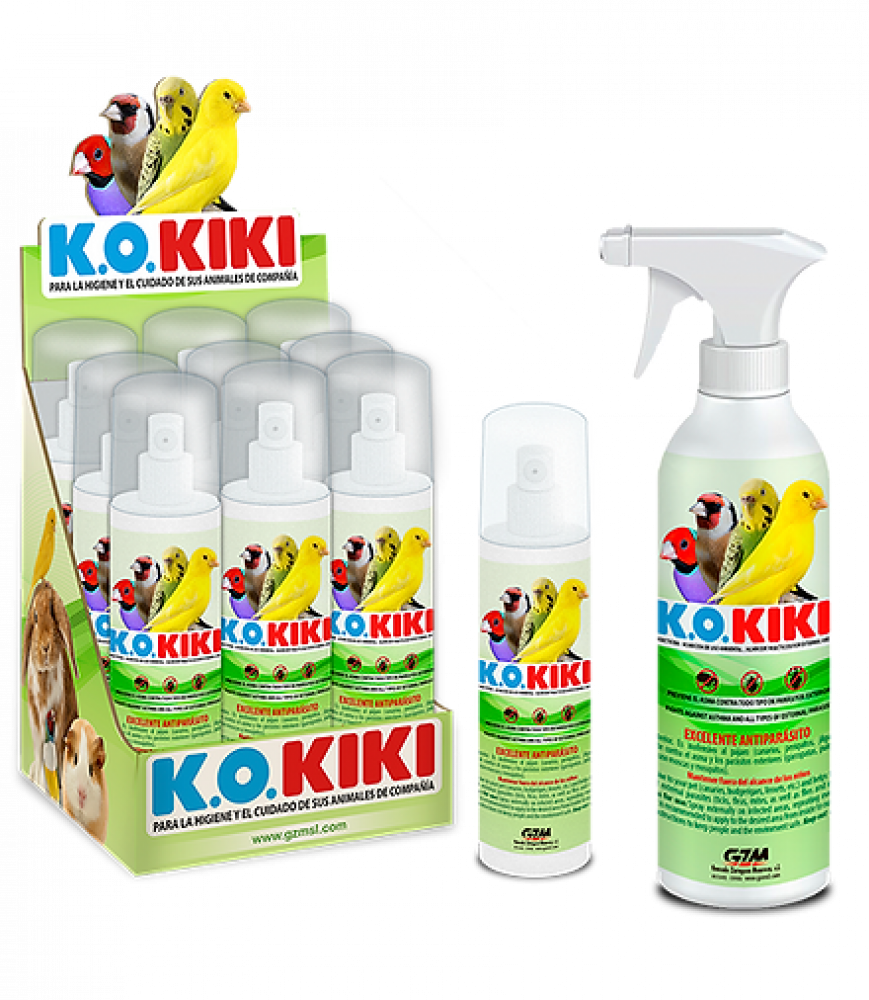 كيكي بخاخ التخلص من الحشرات والفاش للطيور - KO KIKI Acaricide for bird