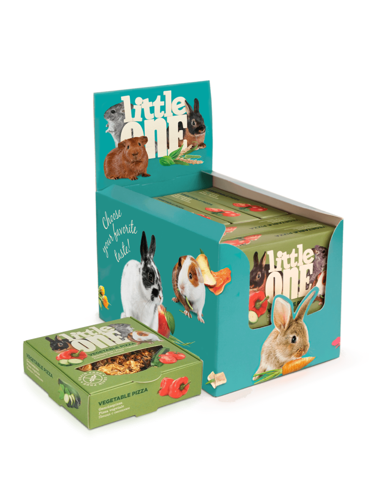 ليتل ون مكافآت ارانب وهامستر برسيم وخضار Little One Vegetable Pizza