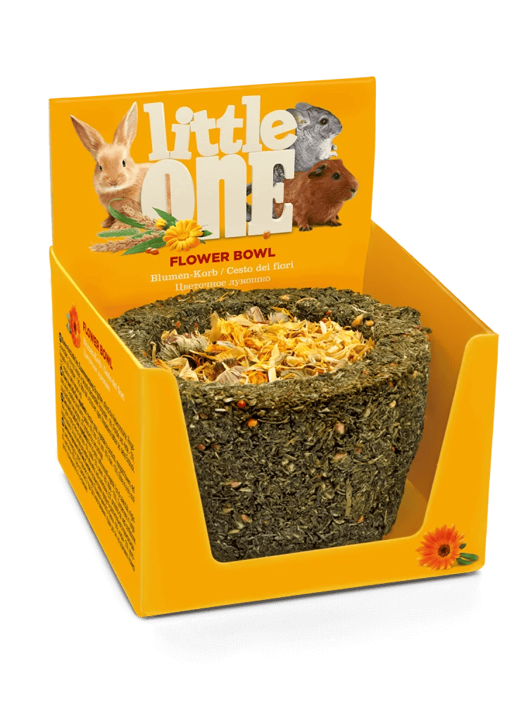 ليتل ون مكافآت ارانب وهامستر وعاء البرسيم  Little One treat-toy Flower