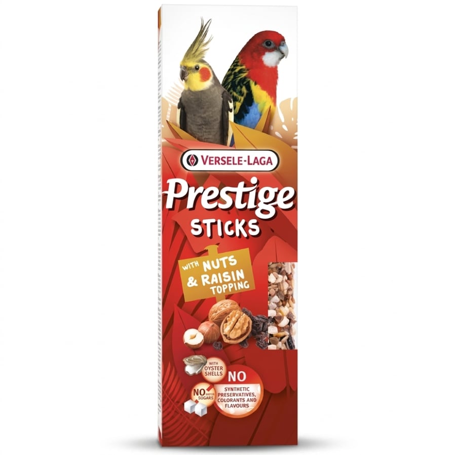 فيرسلاقا Versele Laga Prestige Sticks Parakeets Nuts Raisin