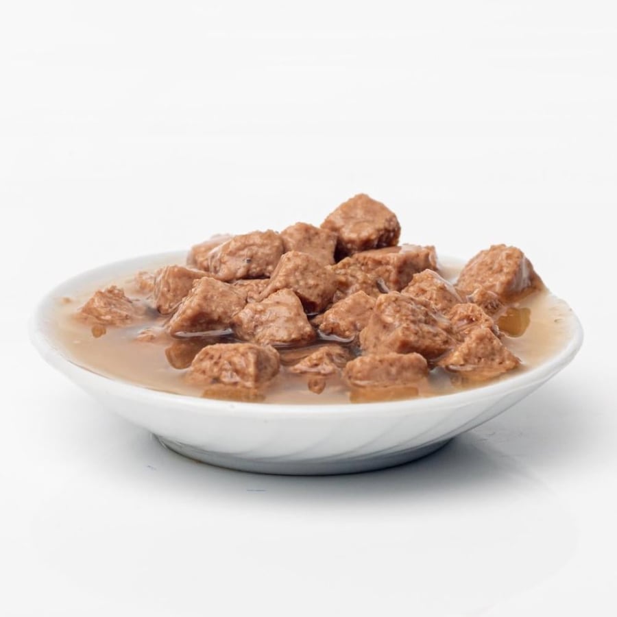 لقمة طعام القطط الصغيرة قطع الدجاج في المرق 400 جرام - LOQMA Cat Food