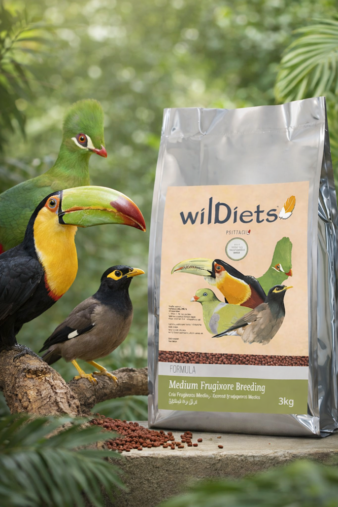 PsIttacus Wild Diets Psittacus Medium Frugivore Breeding غذاء طيور