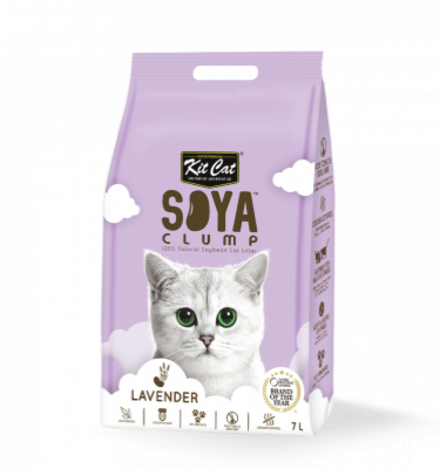 كت كات رمل الصويا برائحة اللافندر - KITCAT SOYA CLUMP