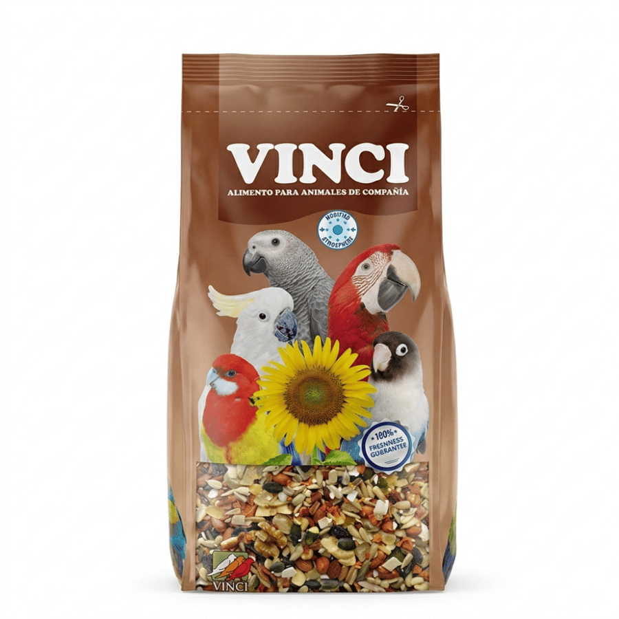 VINCI PARROT DELICATESSEN WITH DRY FRUITS-متجر قطتي الجميلة