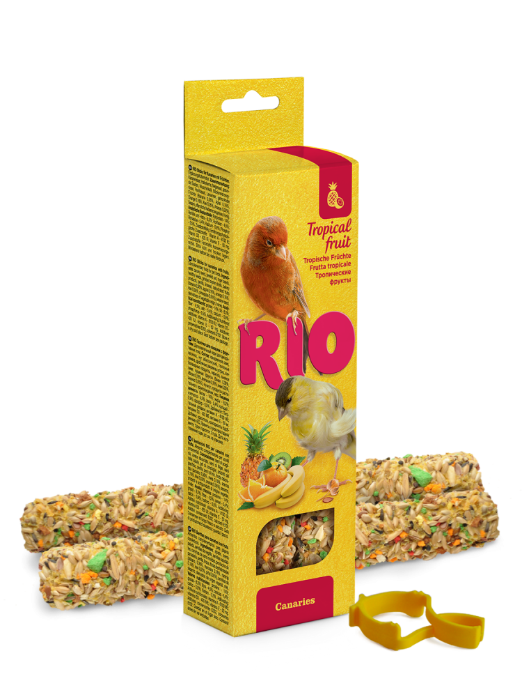ريو سناك الكناري بالفواكة الأستوائية RIO Sticks - متجر قطتي الجميلة