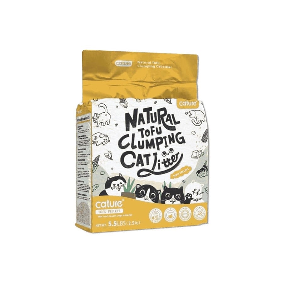 رمل كاتشور التوفو Cature Natural TOFU Clumping Cat Litter