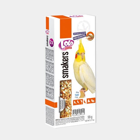 مكافآت لولو بيتس لطيور الكوكتيل اعواد الدخن للببغاء LoLo Pets Smakers