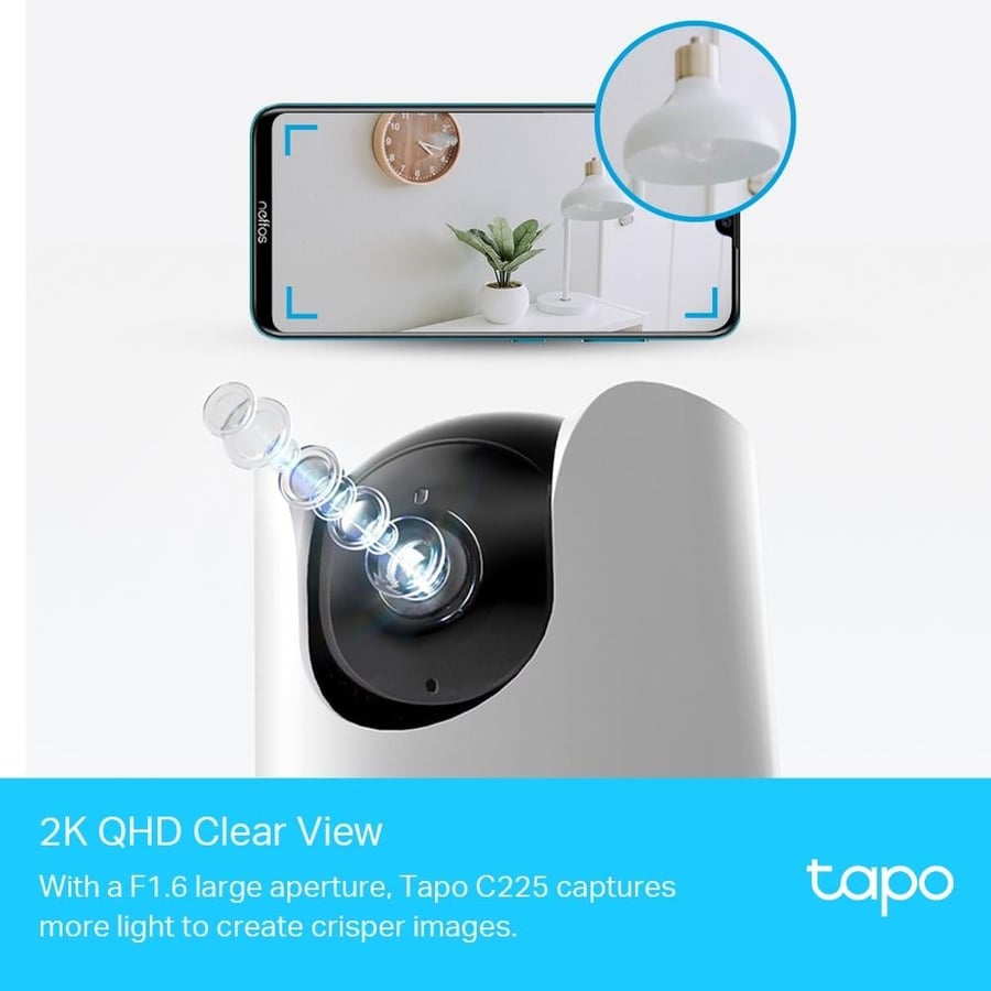 كاميرا تي بي لينك Tapo C225 Pan & Tilt AI Home Security
