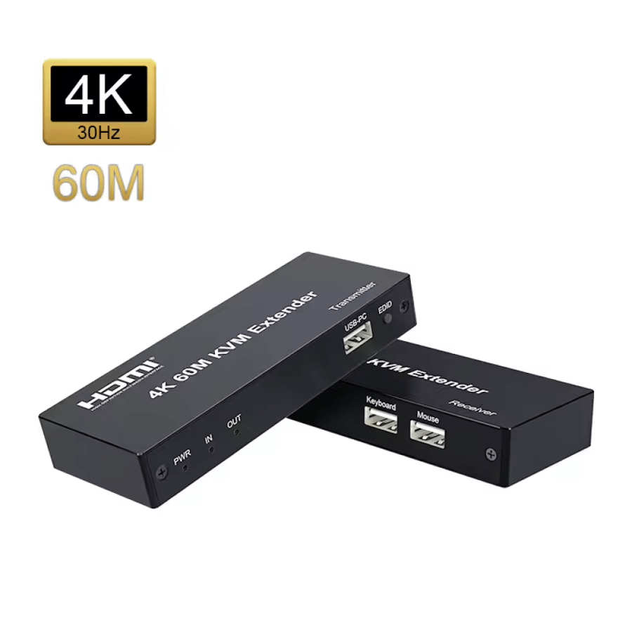 موسع ارسال اشارة من RJ45 الى HDMI مدى 60 متر