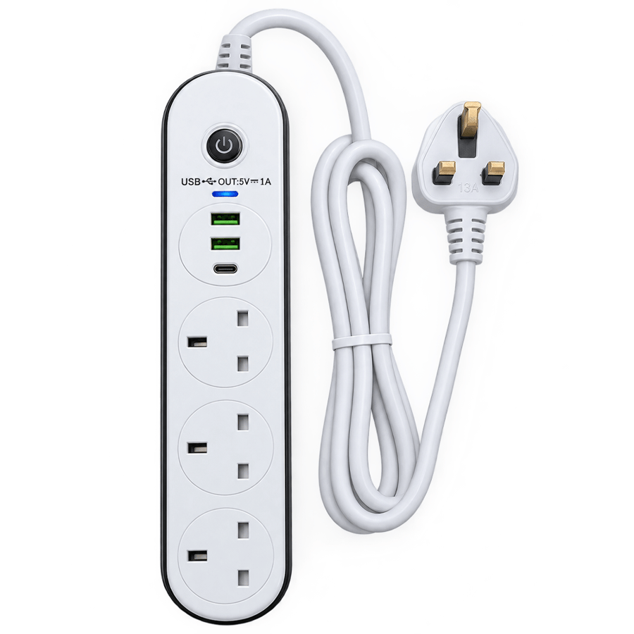 توصيلة كهرباء 3 متر 2USB مخرج 1PD