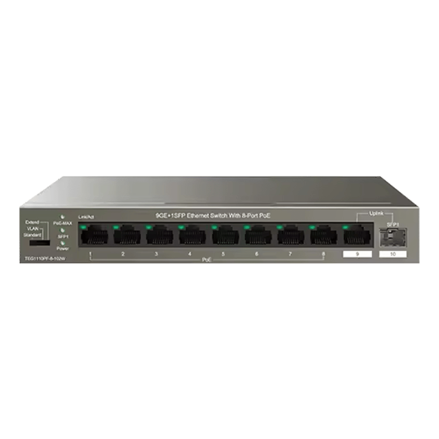 سويتش Tenda TEG1110PF-8-102W جيجابت PoE – 8 منافذ
