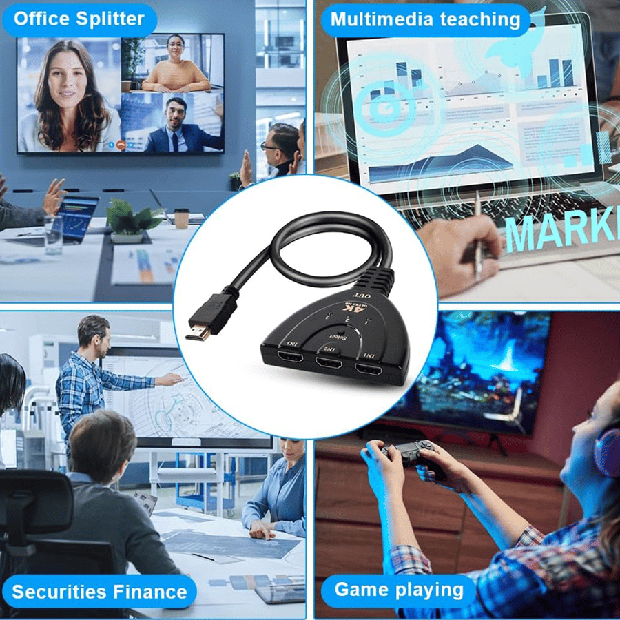 قسام HDMI من 1 الى 3 4K F