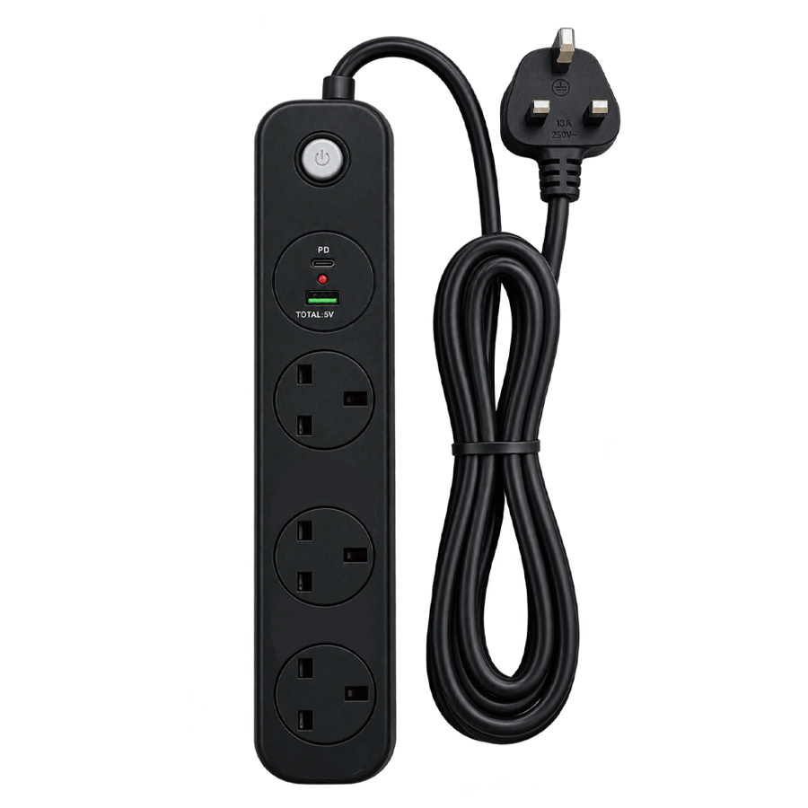 توصيلة كهرباء 3 متر 1USB + 1PD