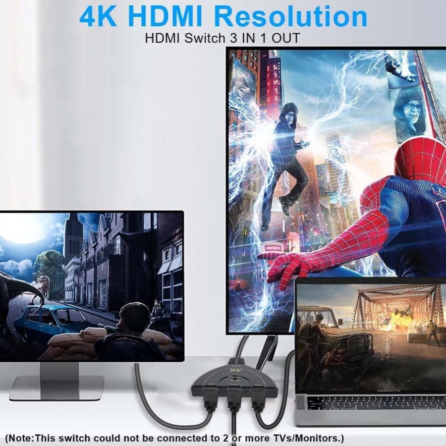 قسام HDMI من 1 الى 3 4K F