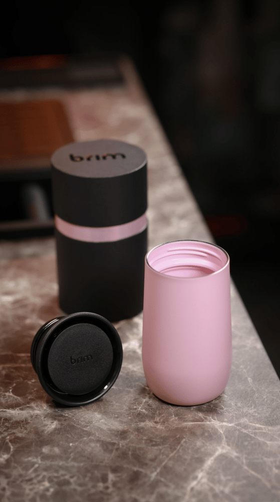 Blush 10oz Ceramic Interior Reusable Cup Brim | كوب بريم 10 اونص