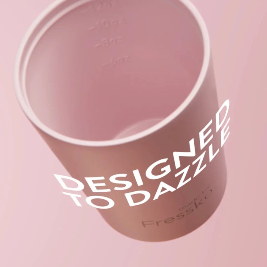 Floss Ceramic Interior Reusable Cup - Fressko (12 OZ- CAMINO)