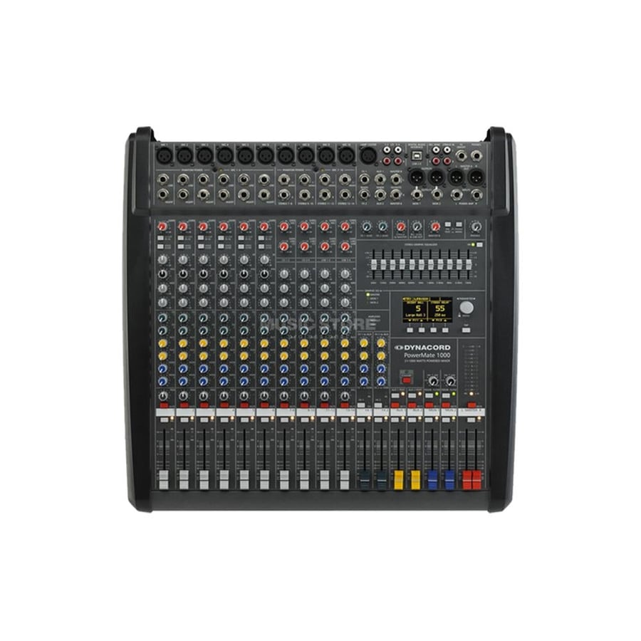 Dynacord Mixer PowerMate 1000-3 - مكسر صوت الماني مع باور من ديناكورد 10مداخل لاقط مع برامج الصدى المميزة مناسب - للجوامع - للمساجد - للمدارس  - للحفلات