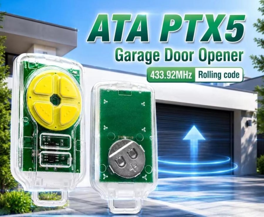 ريموت باب الكراج موديل PTX5 v2 v1