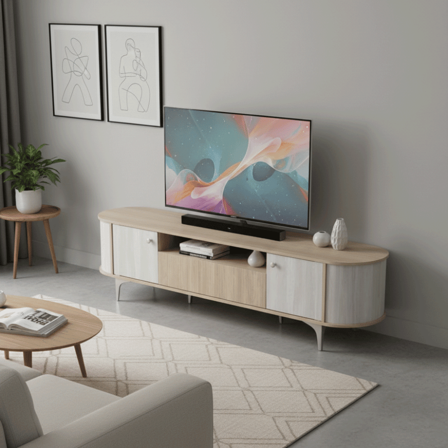 TV table 160 cm with modern and distinctive design