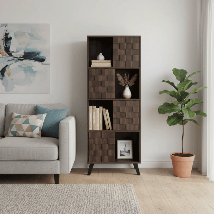 Multi-purpose storage cabinet with a unique design