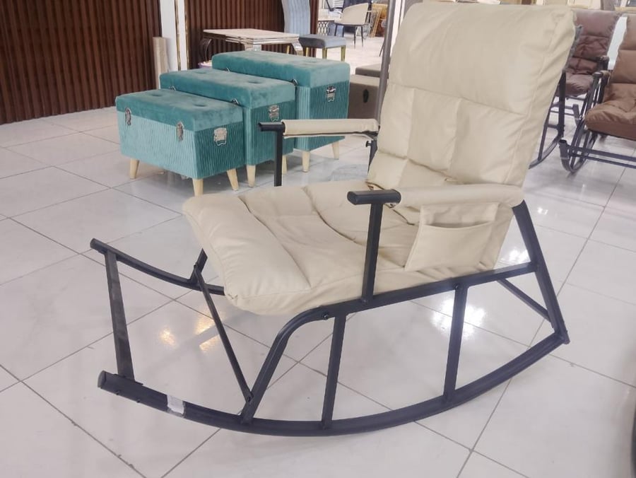 Rocking chair with a comfortable and modern design