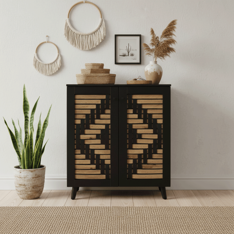 Shoe cabinet with an innovative and modern design