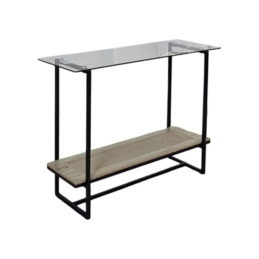A modern and elegant entrance table