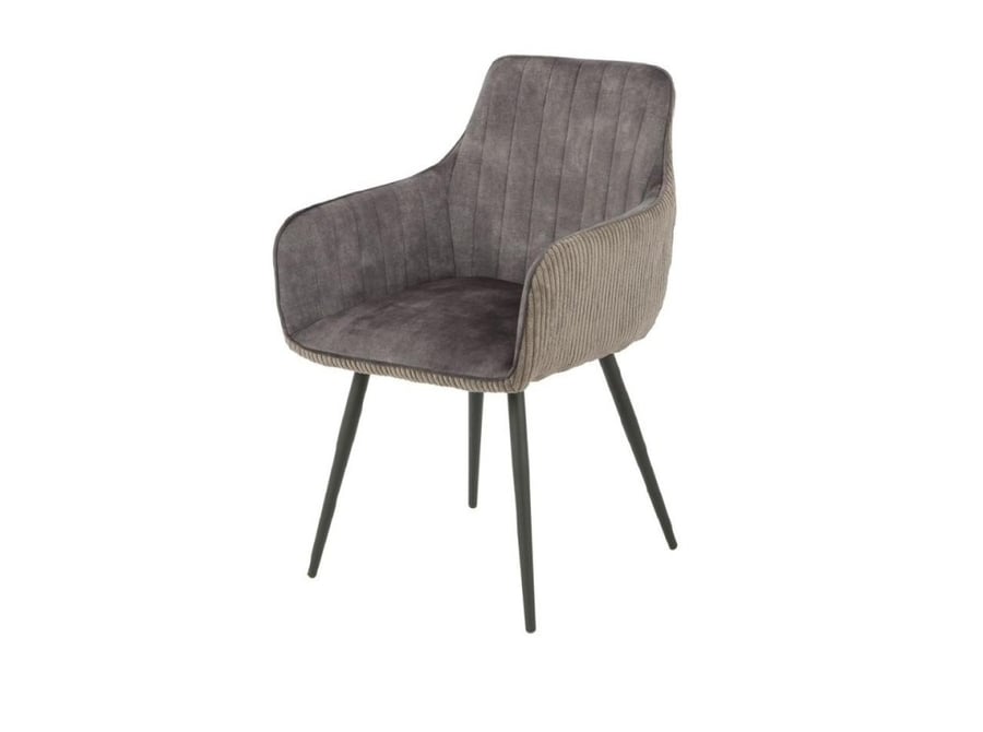 Single grey chair