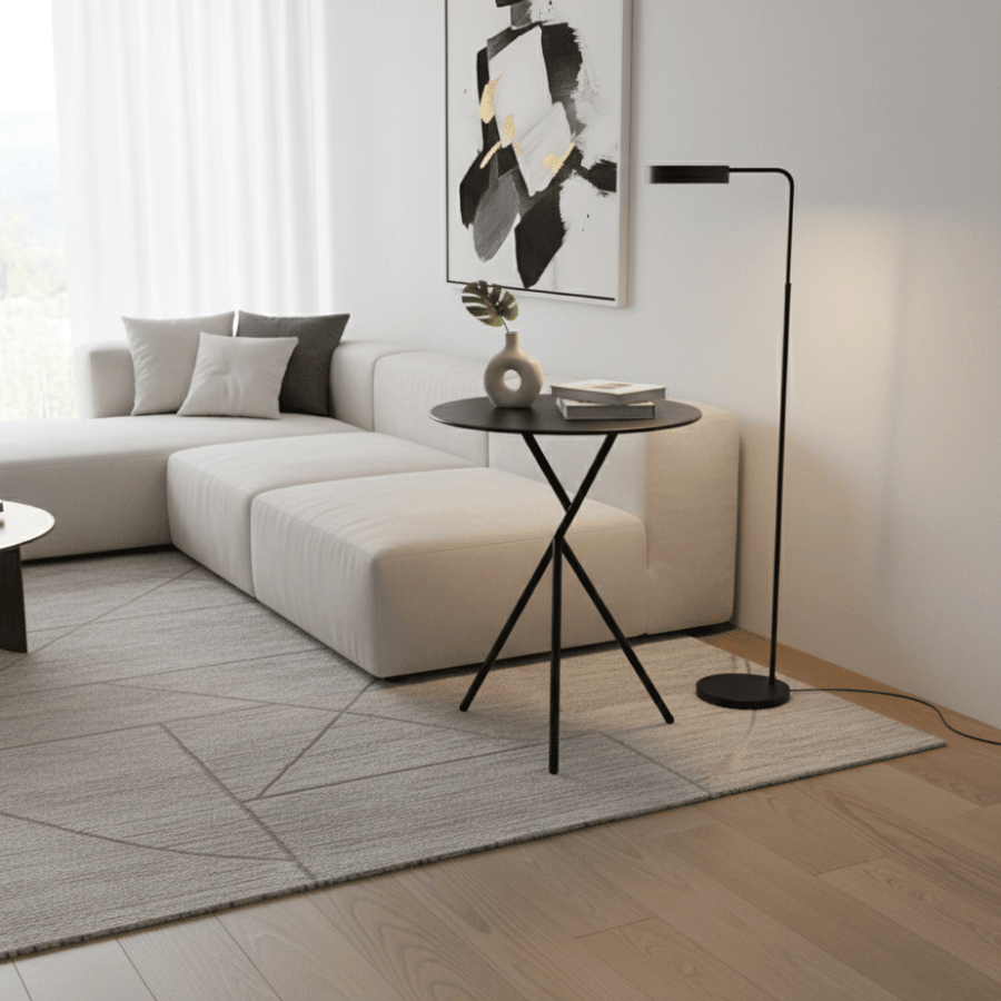 An elegant and modern side round table