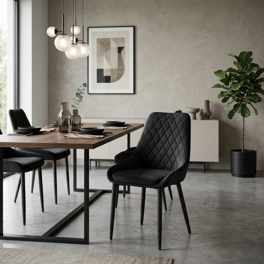 Black single chair