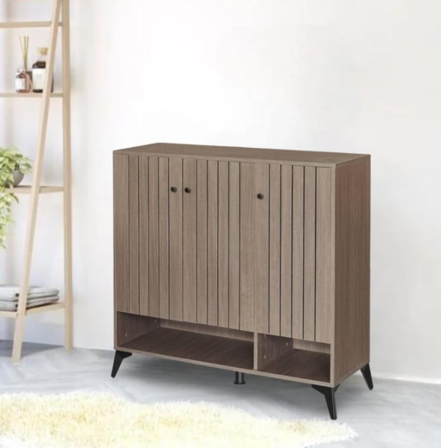 A modern and practical shoe cabinet, 100 cm size