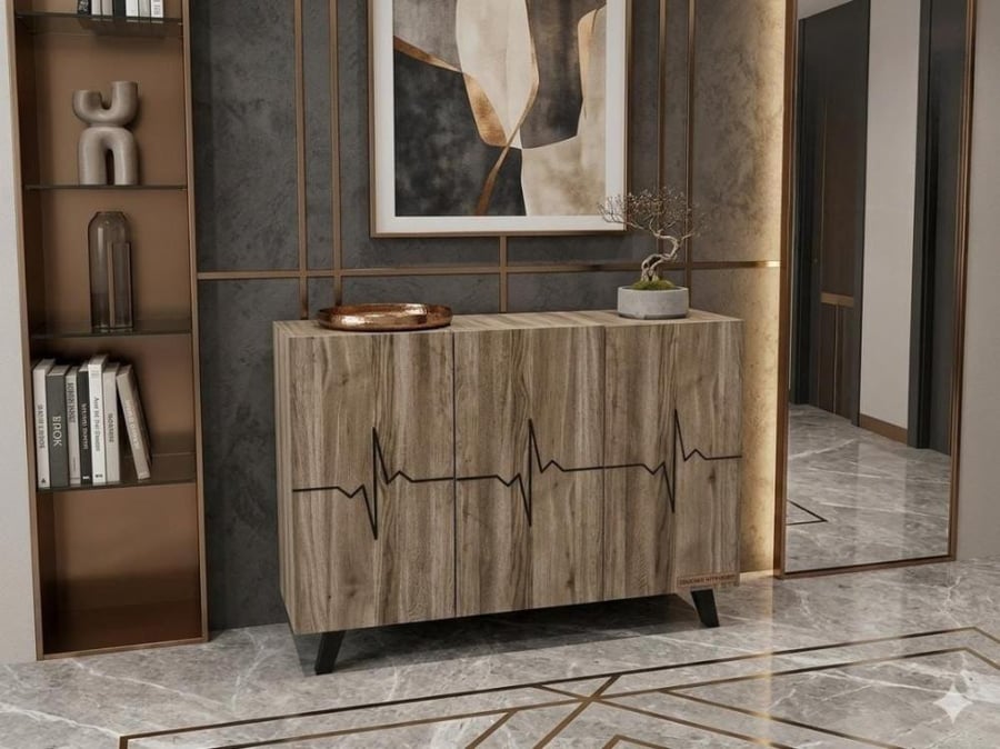 دولاب احذيه عصرى ب3ابوب بتصميم راقى