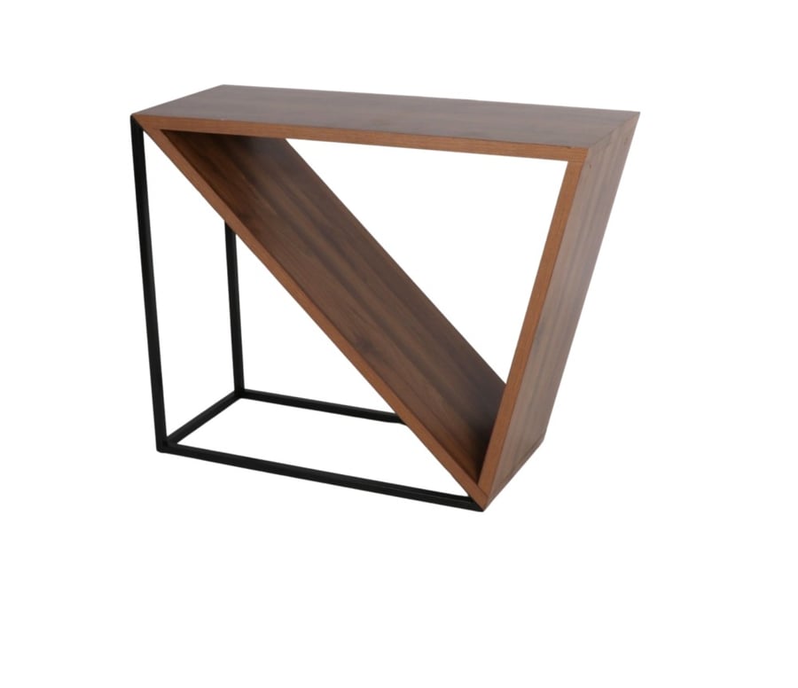 Entrance table made of wood, size 100 cm