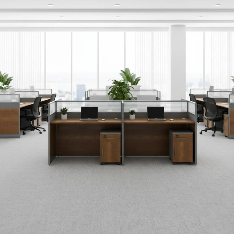 وحدة عمل رباعيه بتصميم عملي