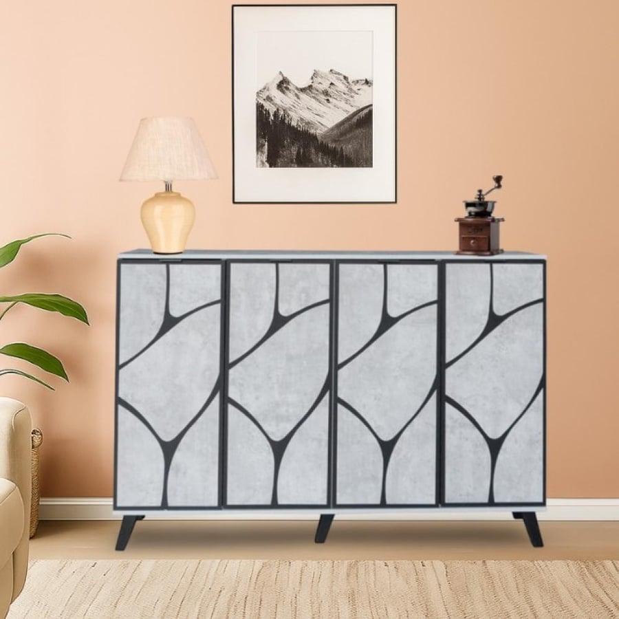 دولاب 4باب متعدد الاستخدام بتصميم مميز