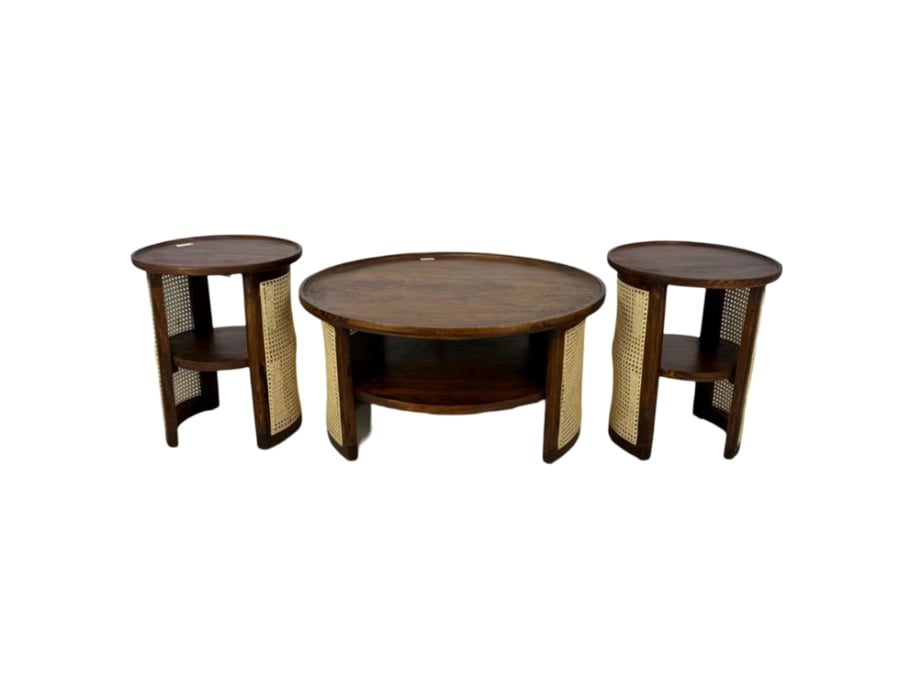 طقم طاولات خدمة هندي 2+1