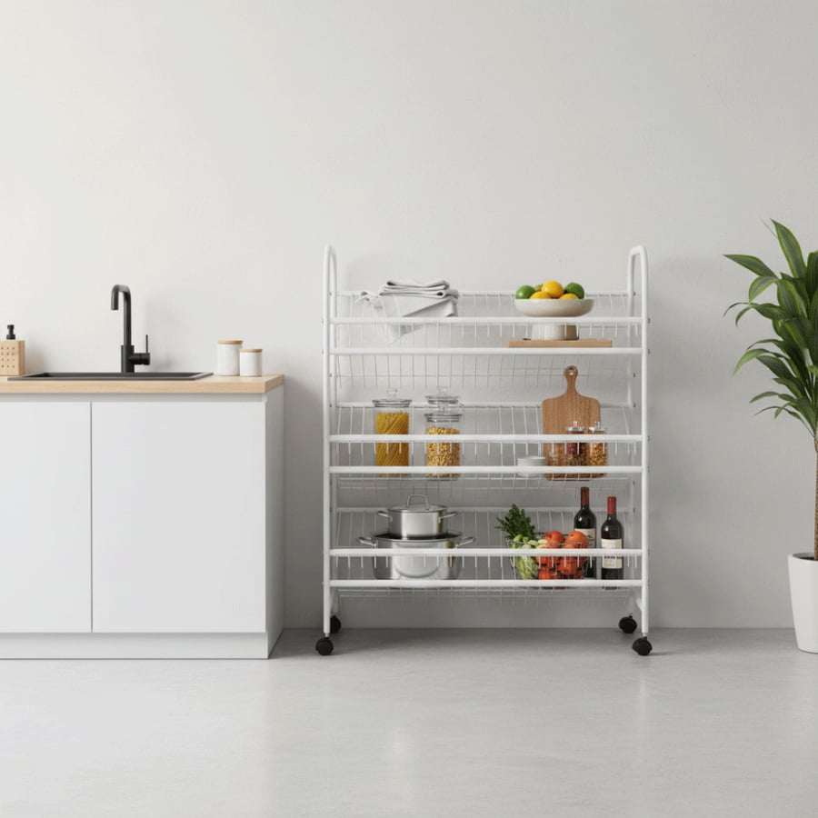 A practical and versatile storage cart