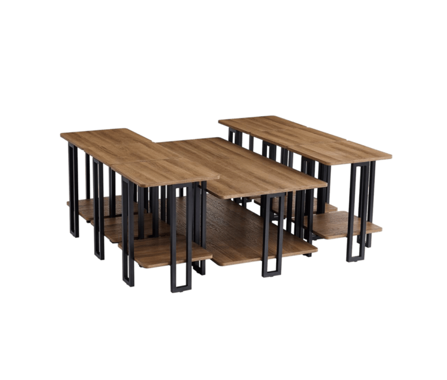 Wooden tea set 6+1