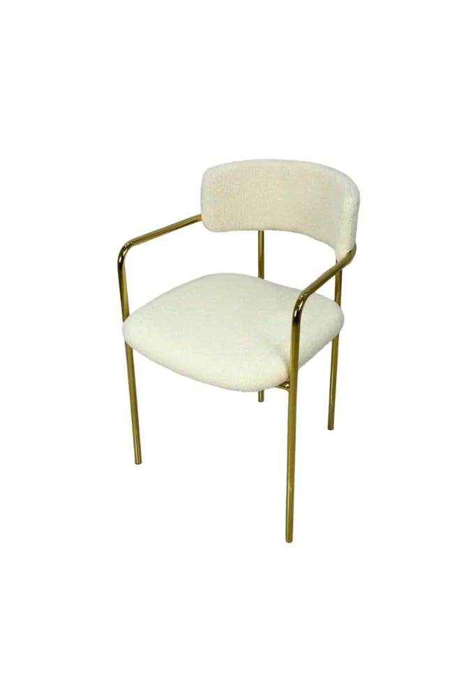 Single white chair