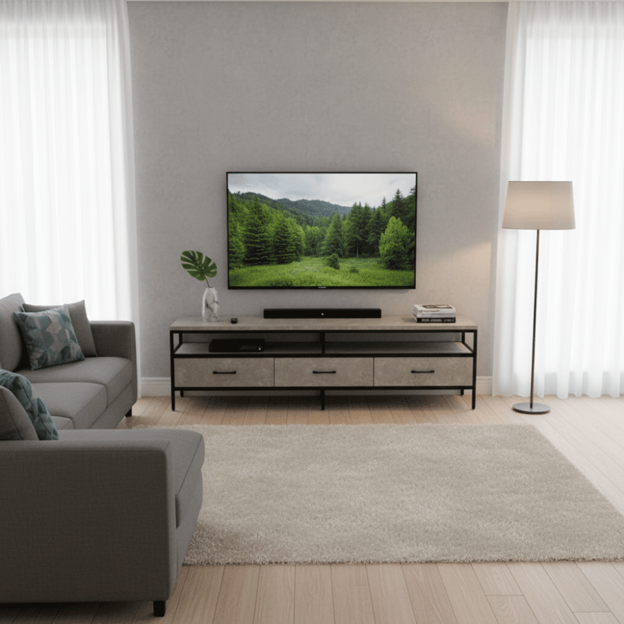 TV table with modern design 180 cm