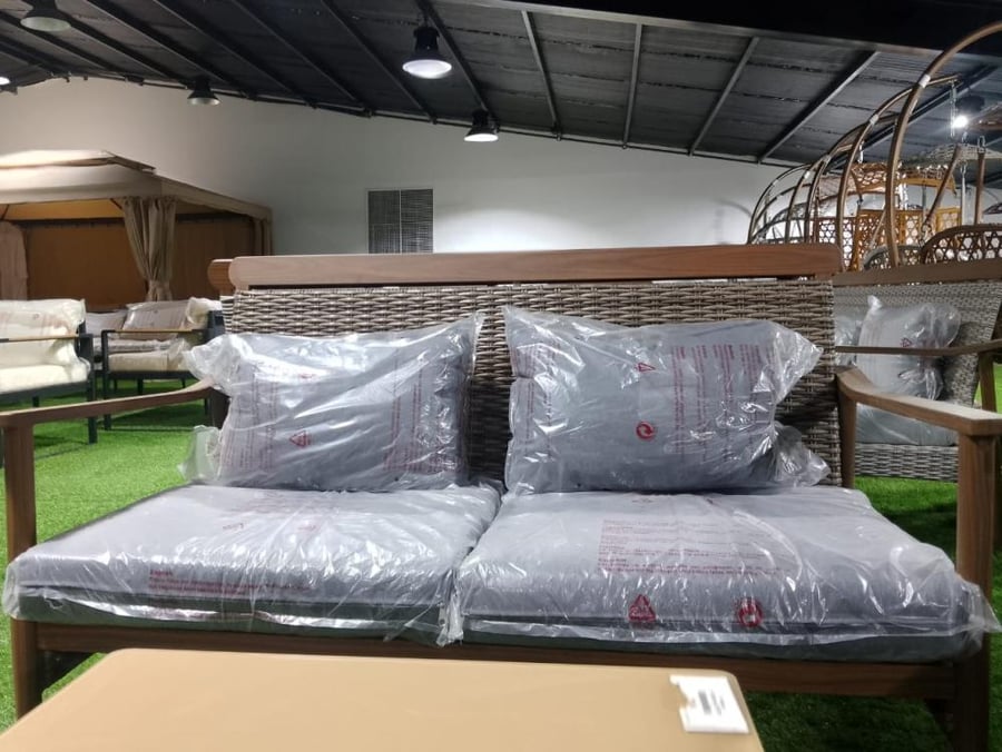 Aluminum sofa set for 7 persons modern