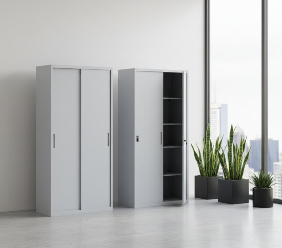 دولاب مكتبي حديد GREY