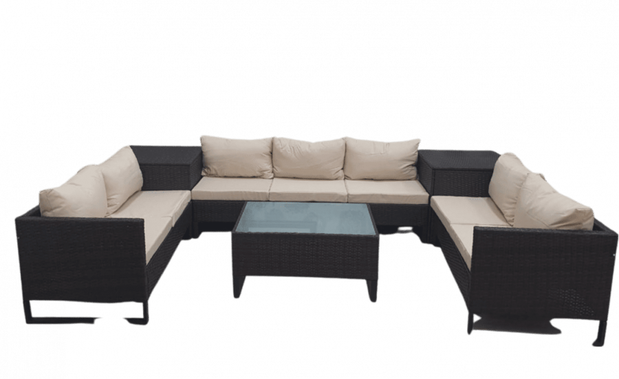 Outdoor seating consisting of 7 councils and a table CL-AL -063-1