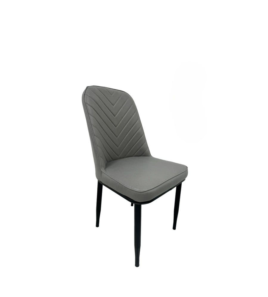 Single gray chair