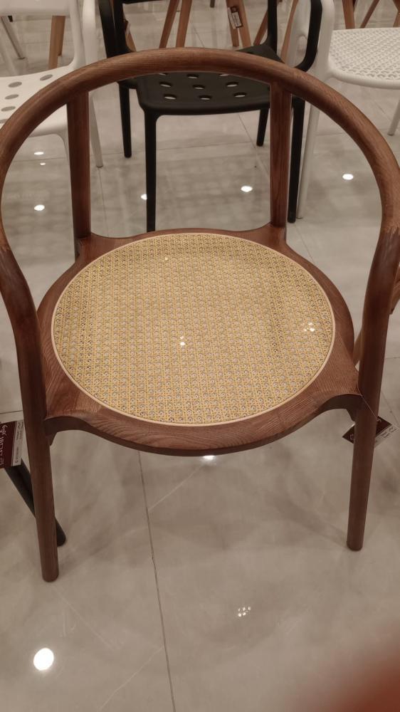 Single chair, brown color