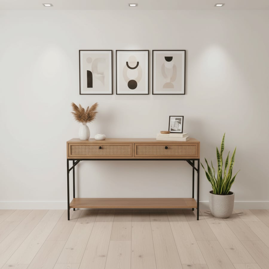 Entrance table wood