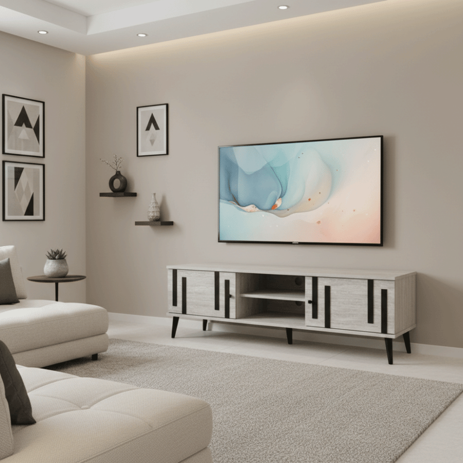طاوله تلفاز ماليزى 160سم بتصميم فاخر