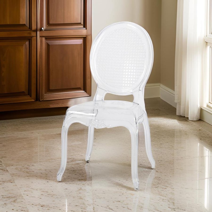 Single acrylic chair